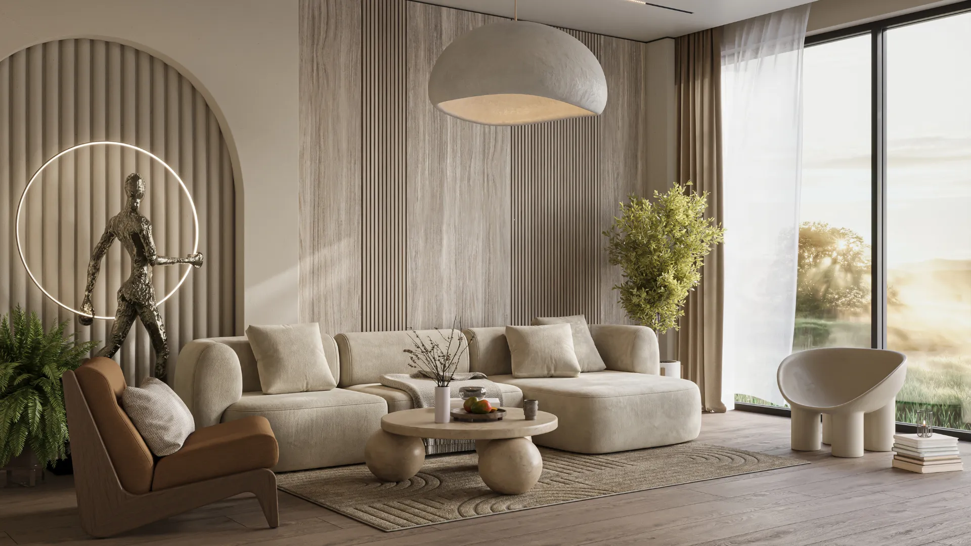 Luxury interior living space