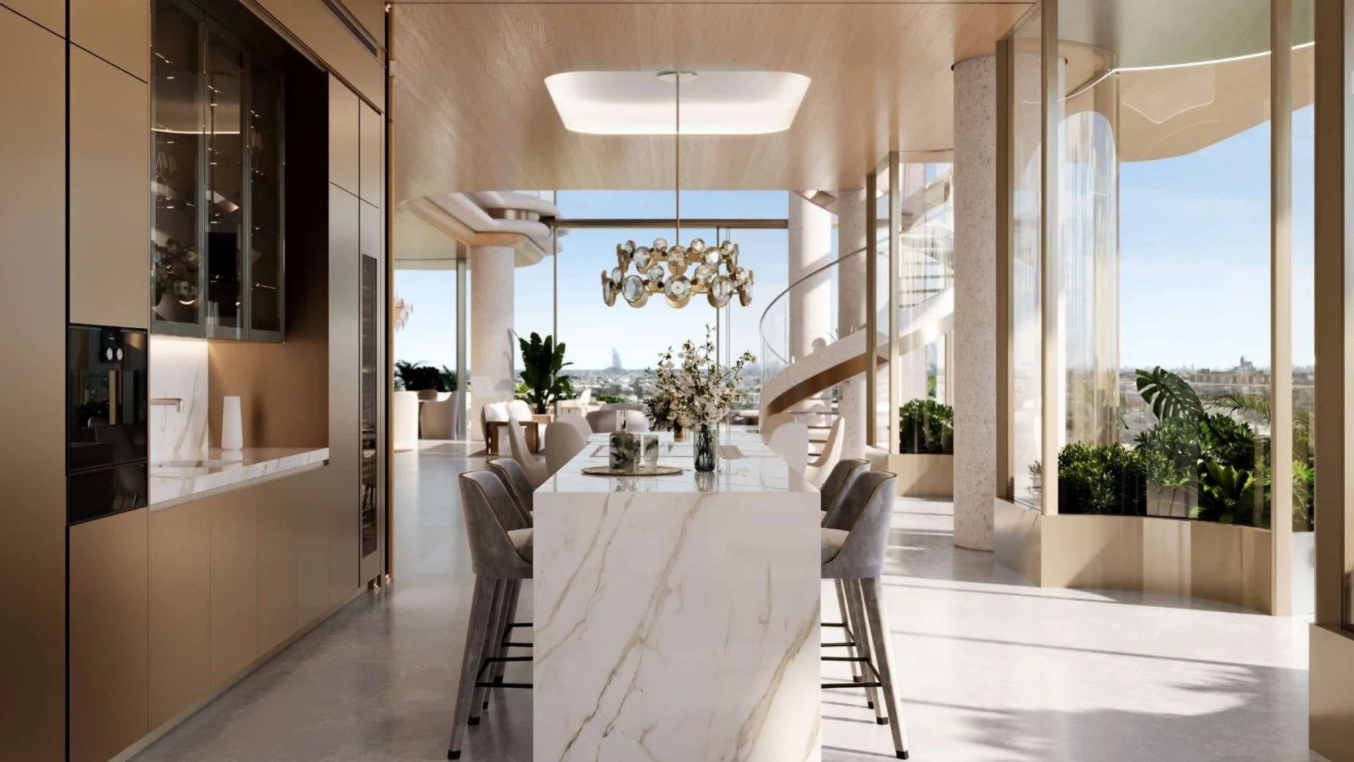 Luxury interior living space