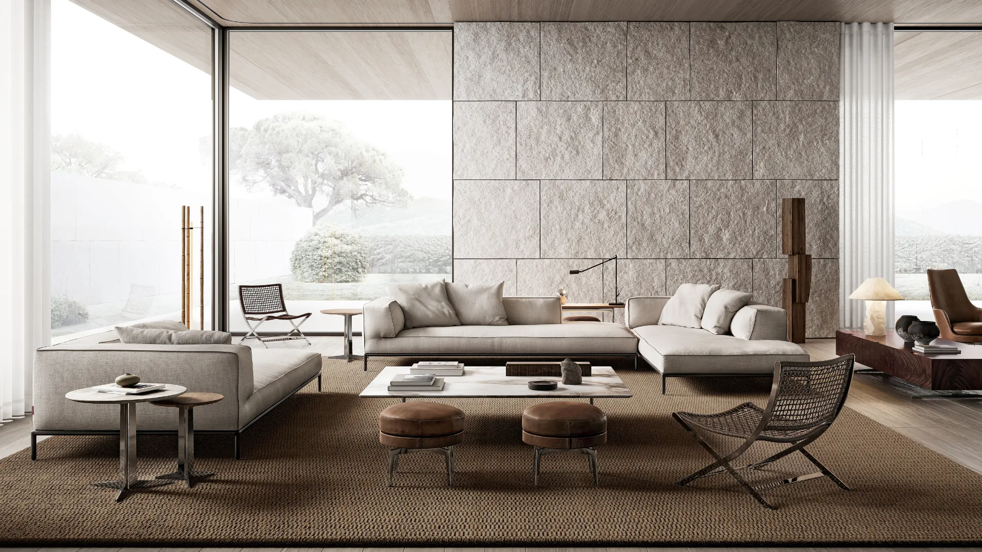 Luxury interior living space